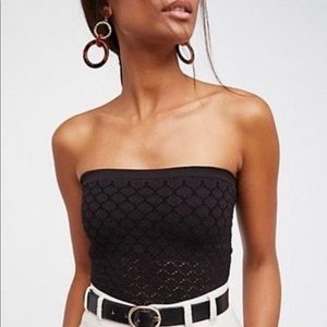 Free People Honey Textured Tube top